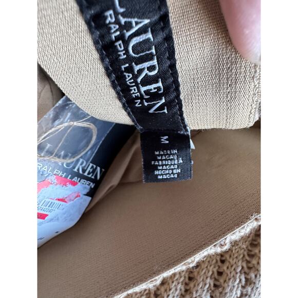 Ralph Lauren Crochet Knit skirt Side Slit NWT M - Picture 5 of 8